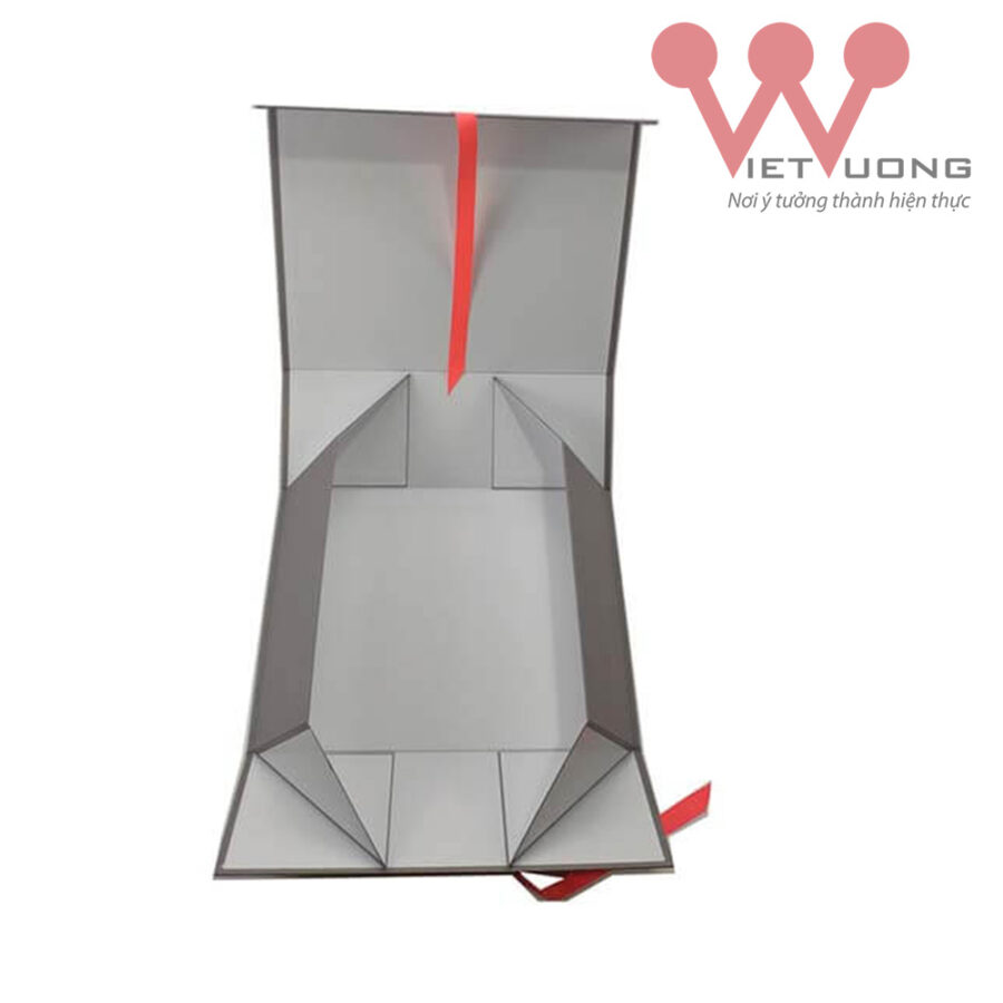 Hộp Quà Giấy Cứng Gập Có Nam Châm Đóng Mở (Mã GB52)