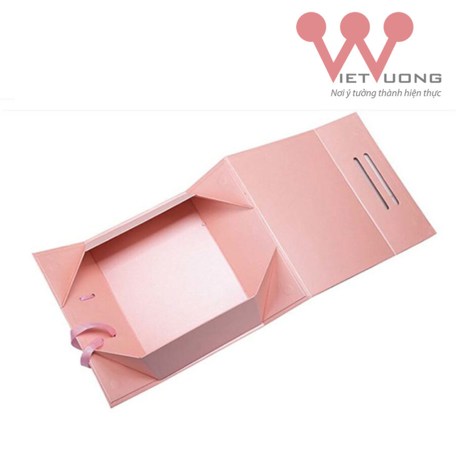 Hộp Quà Gập Lớn Đựng Quần Áo – Bao Bì Gập Gọn Cao Cấp (Mã GB37)
